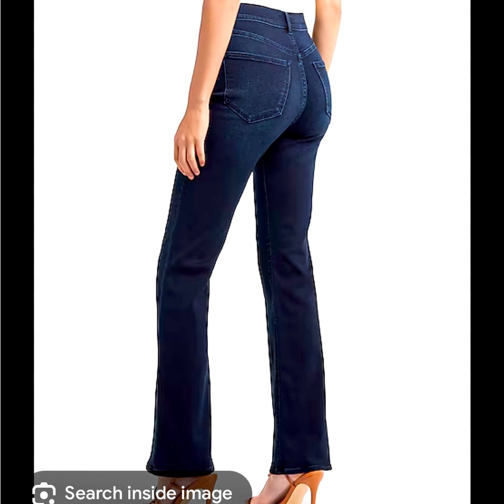 Express slim flare high rise